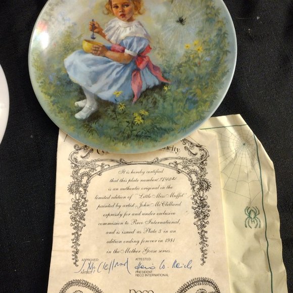 Lot of 5 Collectibole Art Plates w/ Cert of Authenticity - Picture 3 of 9